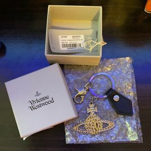 Vivienne Westwood Hammered Orb Keyring